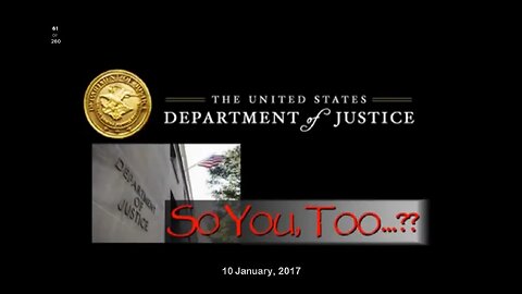 Department of Justice So You Too