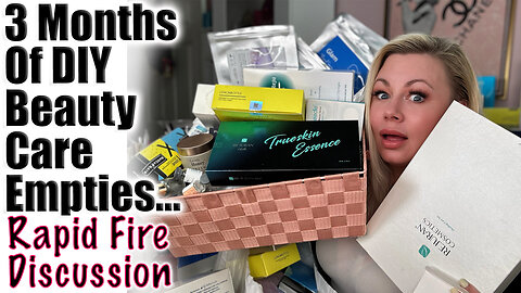 3 Months of DIY Beauty Empties! Wannabe Beauty Guru| Code Jessica10 saves you Money