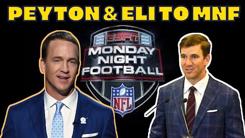 ESPN lands PEYTON & ELI MANNING for NFL Monday Night Football MEGACAST to SAVE TV RATINGS?!