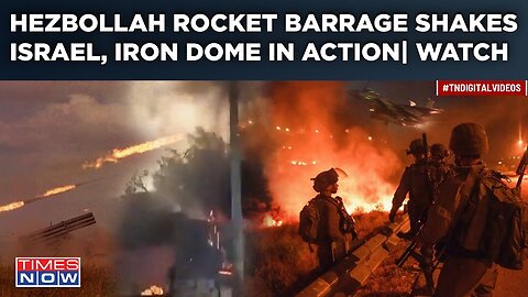 Hezbollah Shakes Israel As Rocket Barrage Sparks Fire| IDF's Iron Dome In Action| Onslaught On Cam