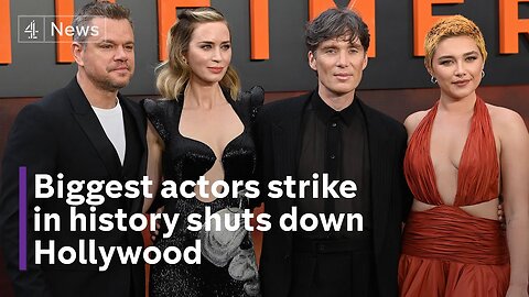 Hollywood strike- writers and actors bring film and TV to a standstill