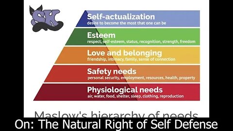 On: The Natural Right of Self Defense