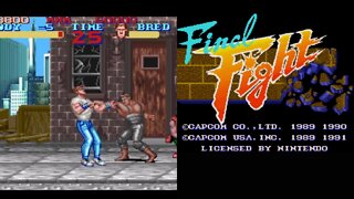 1990 Final Fight Arcade Game.