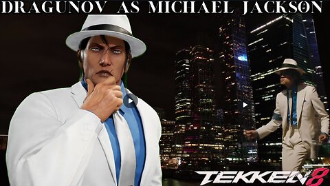 Sergei Dragunov from Tekken 8 As Michael Jackson