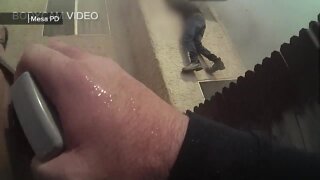 Body camera video shows man rescue baby from burning building in Mesa