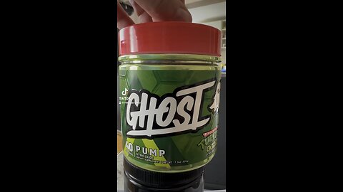 Ghost pump turtle ooze Preworkout non stim