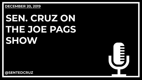 Sen. Cruz Talks Impeachment, SLAMS Democrats’ for Partisan Show Trial on the Joe Pags Show