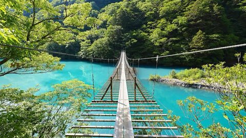 Shizuoka - Yume no Tsuribashi suspension bridg (Ponte dos Senhos)