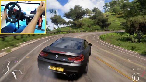 BMW M6 COUPE - FORZA HORIZON 5 GAMEPLAY - Steering Wheel + Shifter G29