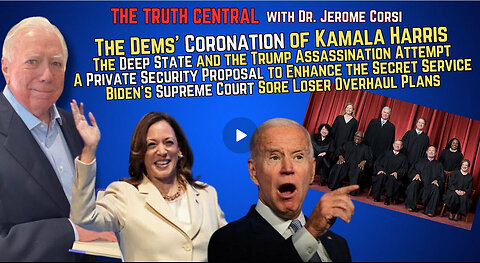 The Coronation of Kamala and Biden's SCOTUS Sore Loser Plan