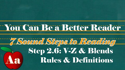 Step 2.6.6: V-Z & Blends Rules & Definitions