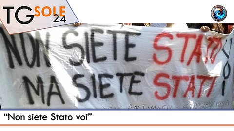 TgSole24 – 23 maggio 2023 - “Non siete Stato voi”