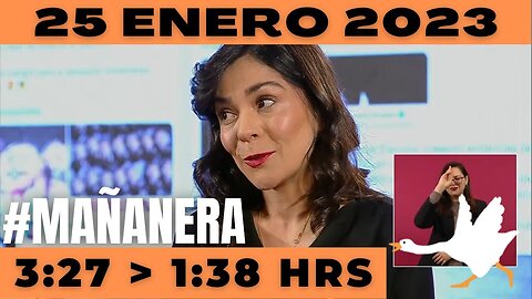 💩🐣👶 #AMLITO | Mañanera Miércoles 25 de Enero 2023 | El gansito veloz de 3:27 a 1:38.