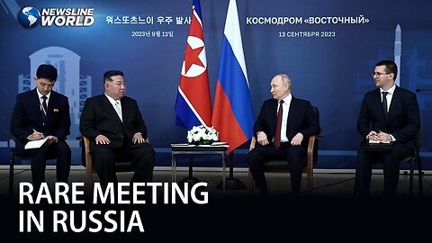 Putin-Kim meet begins as N. Korea fires unidentified ballistic missiles