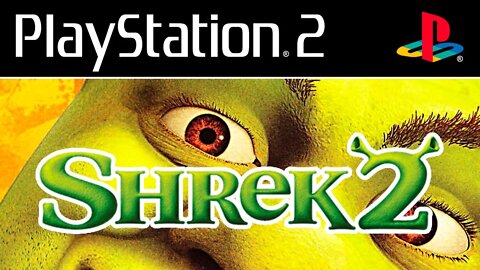 SHREK 2 (PS2) #1 - Gameplay do início do jogo de PS2/GameCube/Xbox do filme! (Legendado em PT-BR)