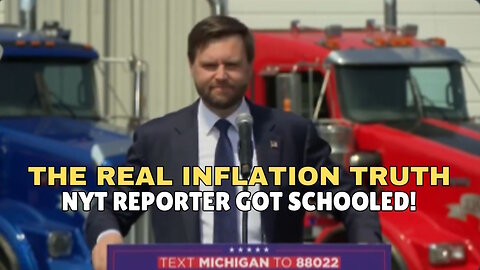 JD Vance Schools NYT Reporter with the Ugly Truth About Inflation