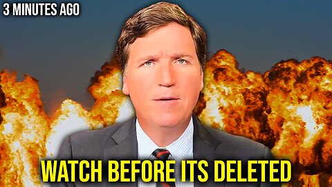 Tucker Carlson HUGE Intel: I'm Risking Everything To Share This With You