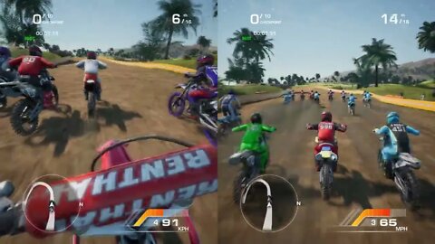 MX vs ATV Legends Splitscreen Multiplayer Gameplay #2