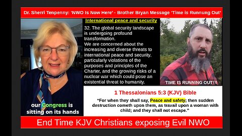 Dr. Sherri Tenpenny: ‘NWO Is Now Here’ - Brother Bryan Message ‘Time is Runnung Out’