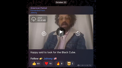 Kappy said to look for the Black Cube.