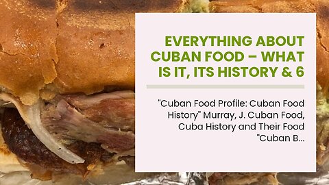 Everything about Cuban Food – What Is It, Its History & 6 Traditional Dishes