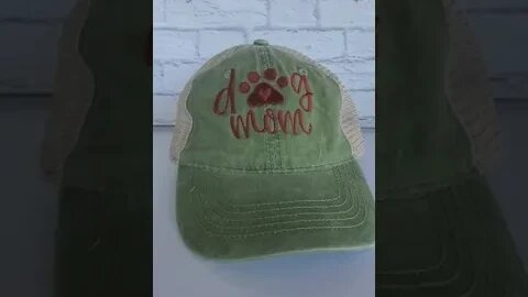 "Dog Mom" cap