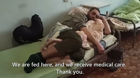 Wounded Ukrainian Troops From Azovstal In Novoazovsk Hospital Thank Doctors For Their Help