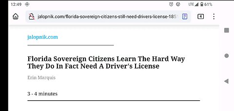 Two Florida 'Sovereign Citizens' Arrested at Traffic Stop.