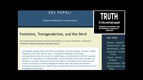 Feminism, Transgenderism, & the Devil