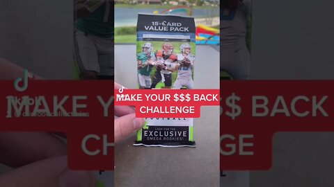 Make Your 💰Back Challenge Part 1 | 2020 Panini Chronicles Football # SHORTS