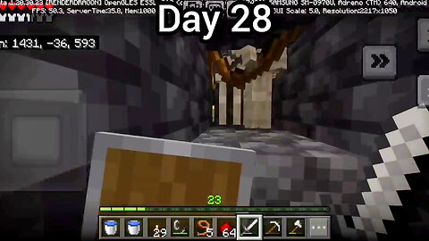 Week 4 of 100 days in ‎@toycat worse rated default seed (Natural Regen off) POCKET EDITION!!!