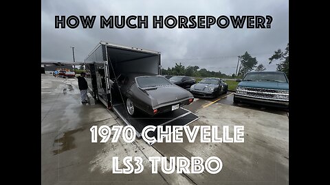 We dyno tuned a 1970 Chevelle LS3 turbo