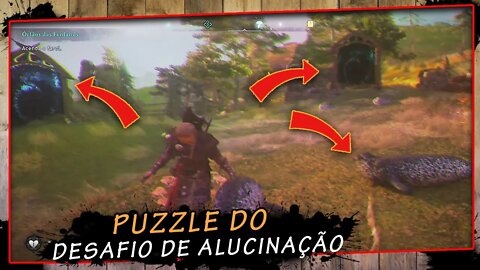 Assassin's creed valhalla, Como ganhar ponto de habilidade no desafio de alucinação | super dica