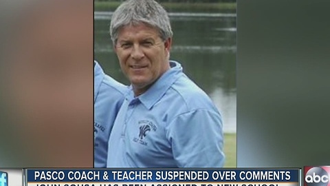 Pasco teacher suspended over racist comments to students