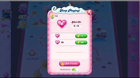 Another run at Candy Royale in Candy Crush Saga. Any guesses how many gold bars I received, today?