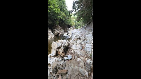 Gold Mining a Beautiful Gorge in Vermont