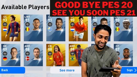 GOODBYE PES 20 MOBILE | LAST Box Draw | LEGENDS - Worldwide Clubs