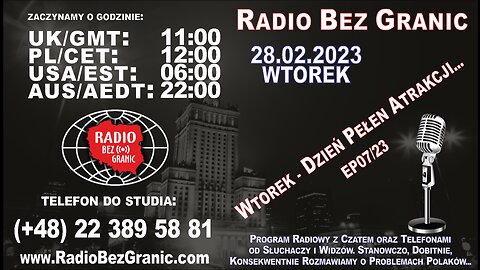 28.02.2023 - 11:00 - „Wtorek - Dzień Pełen Atrakcji...” - EP07/23