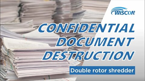 Confidential Document Shredding - Big Paper Shredder