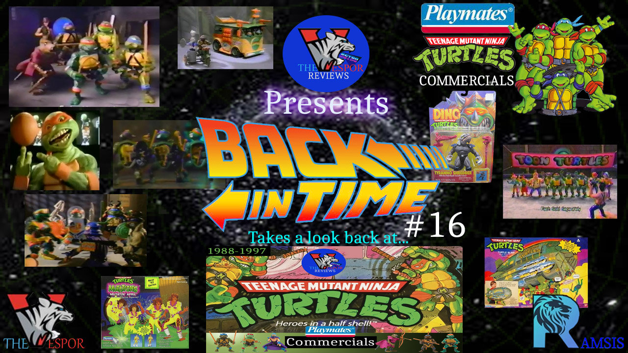 Teenage Mutant Ninja Turtles Toy Commercials | Playmates | 1988 - 1997 ...