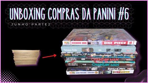 Unboxing Compras na Panini #6