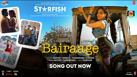 Starfish: Bairaage (Song) | Khushalii Kumar,Tusharr K,Ehan B | Sachet-Parampara | Kumaar | Bhushan