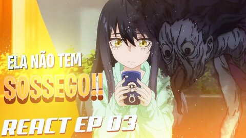 REACT - NEM AS CONTAS DE ORAÇÃO AGUENTARAM!! - Mieruko chan EPI 03 REACTION