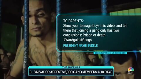 El Salvador Arrests 6000 Gang Members In 10 Days