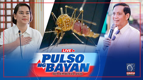 LIVE: Pulso ng Bayan kasama sina Admar Vilando at Jade Calabroso | September 20, 2024