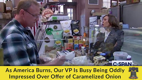 As America Burns, Our VP Is Busy Being Oddly Impressed Over Offer of Caramelized Onion