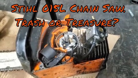 Stihl 015L chain saw. Can we get it running? Part 1 #Stihl #chainsaw #Stihlsaw