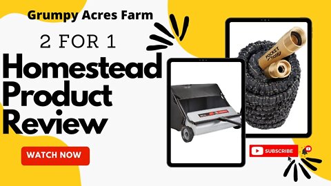 2 for 1 homestead product review, and a PSA