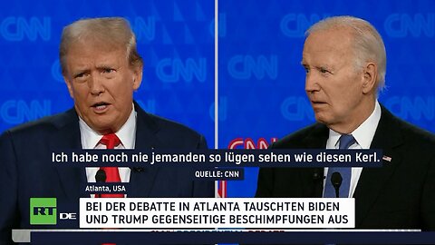 Erstes TV-Duell zwischen Biden und Trump: Hitzige Debatte voller Beschimpfungen