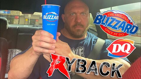 Dairy Queen DQ Mint Oreo Blizzard Food Review - Ryback Its Feeding Time